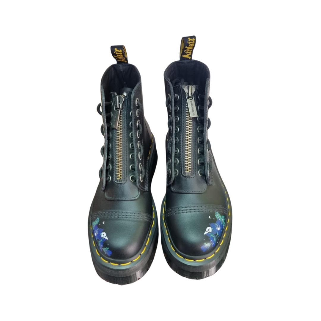 Dr Martens - Jadon Boot Leather Platforms Flowers Edition