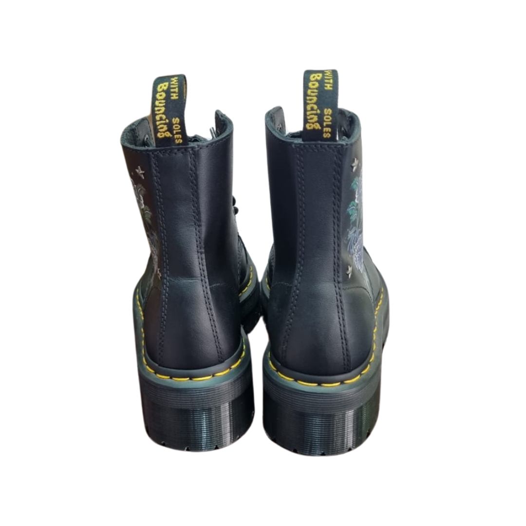 Dr Martens - Jadon Boot Leather Platforms Flowers Edition