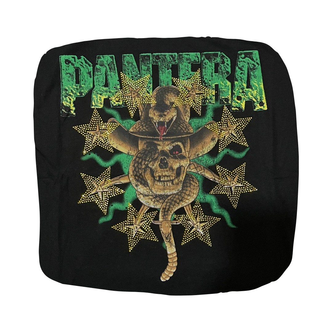 Pantera - Skull & Snake (Negro con brillos) IMPORTADO
