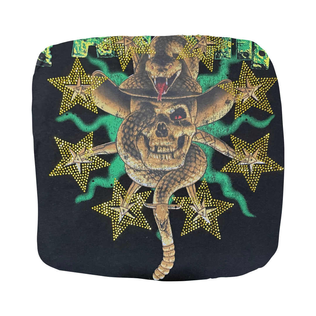 Pantera - Skull & Snake (Negro con brillos) IMPORTADO