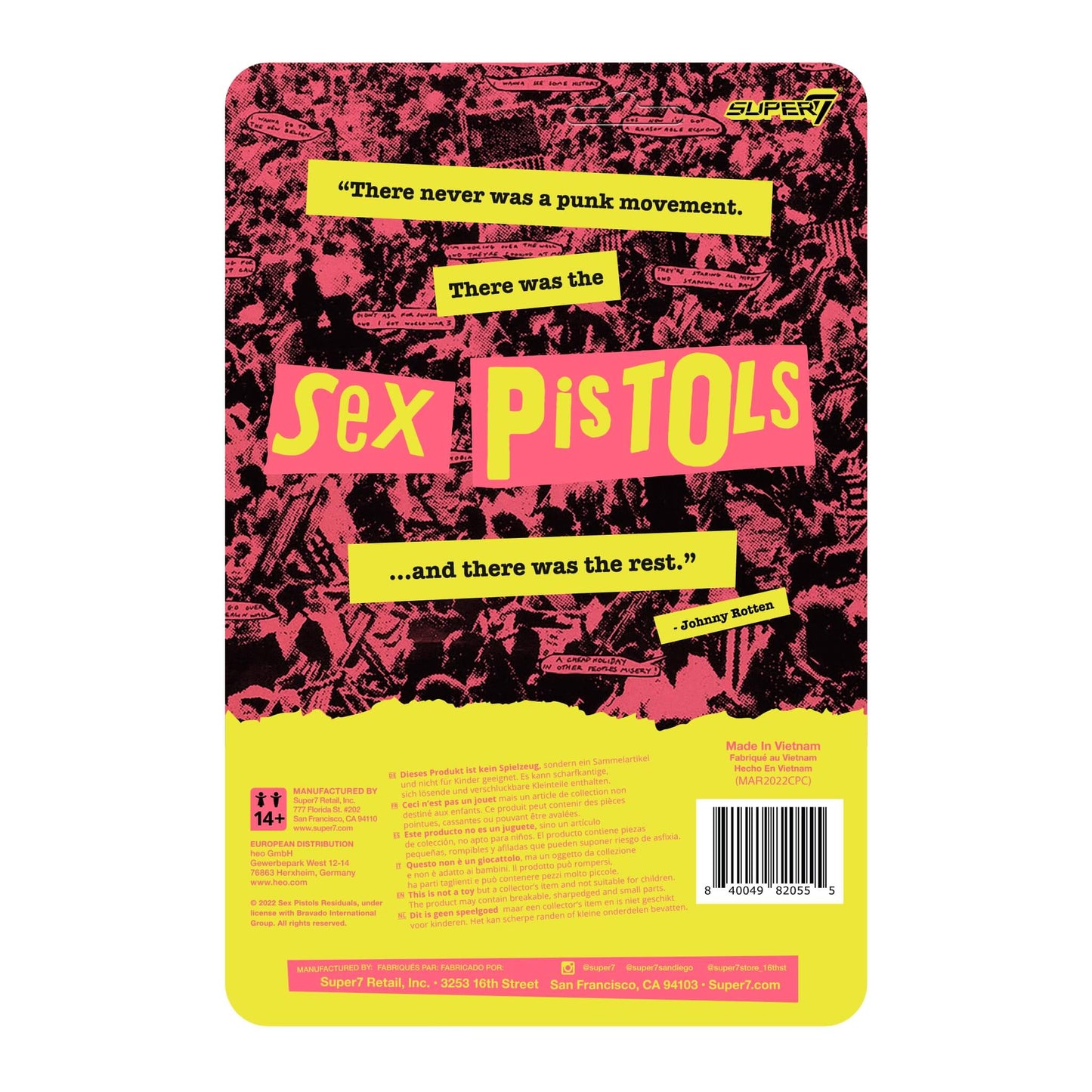 Sid Vicious - Sex Pistols ReAction Figures Wave 1