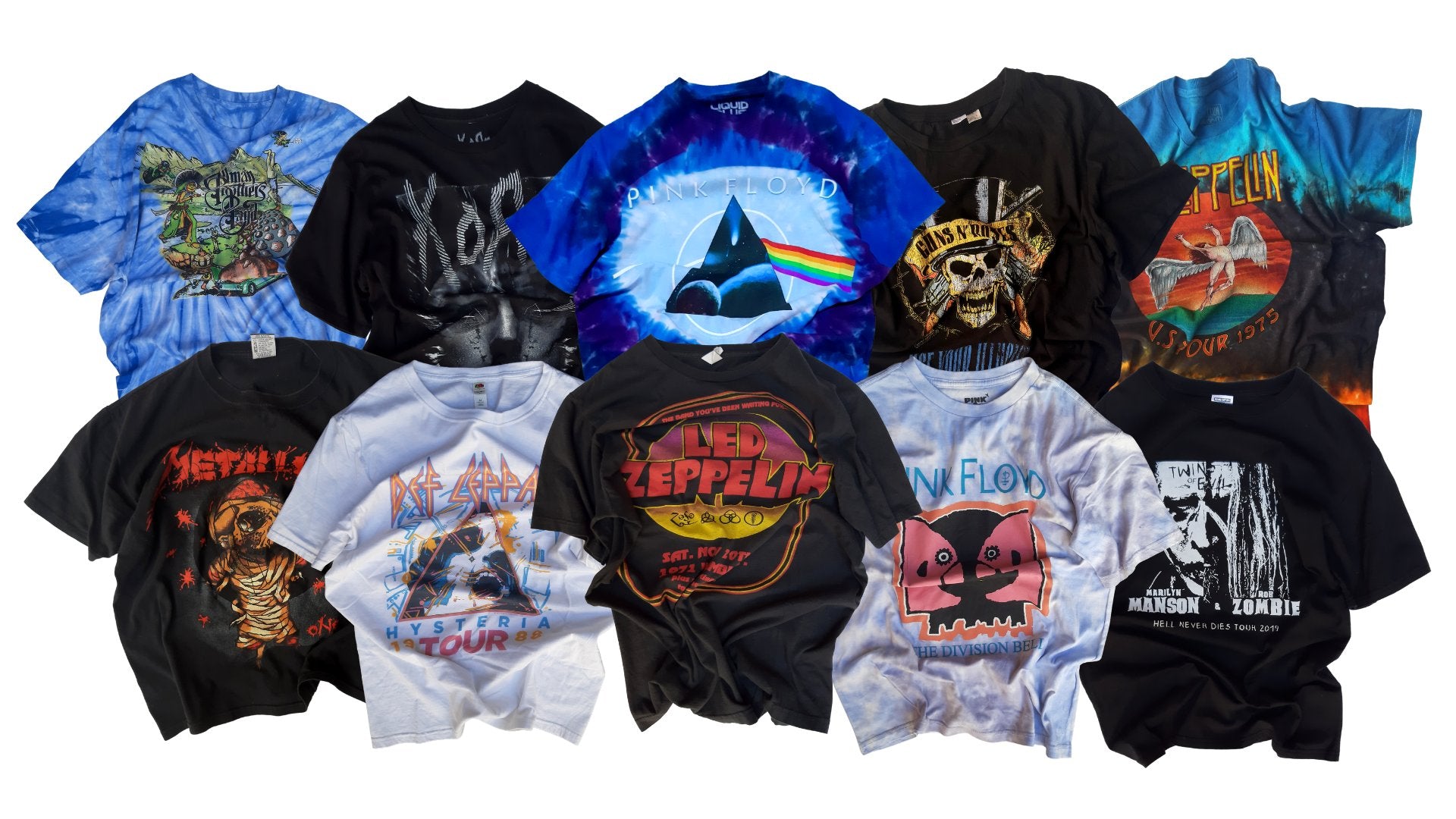 Playeras de rock online para hombre