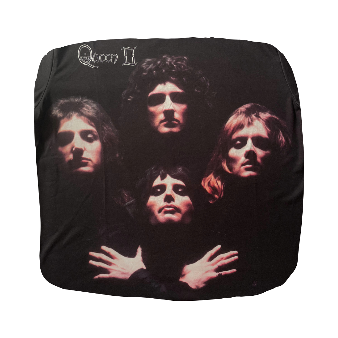 Queen - Bohemian Rhapsody Sublimation dye print (Negro, oversize) IMPORTADO