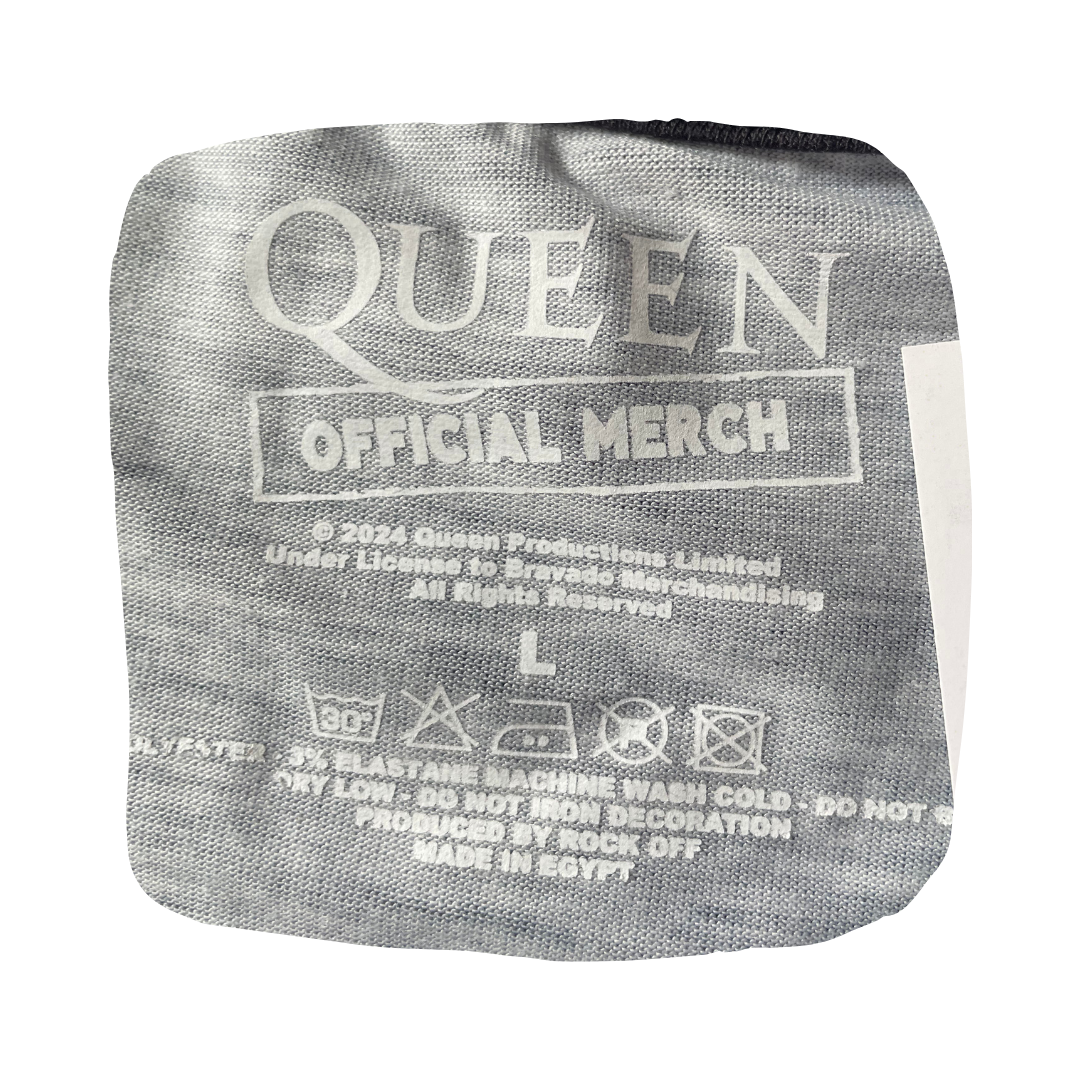 Queen - Bohemian Rhapsody Sublimation dye print (Negro, oversize) IMPORTADO