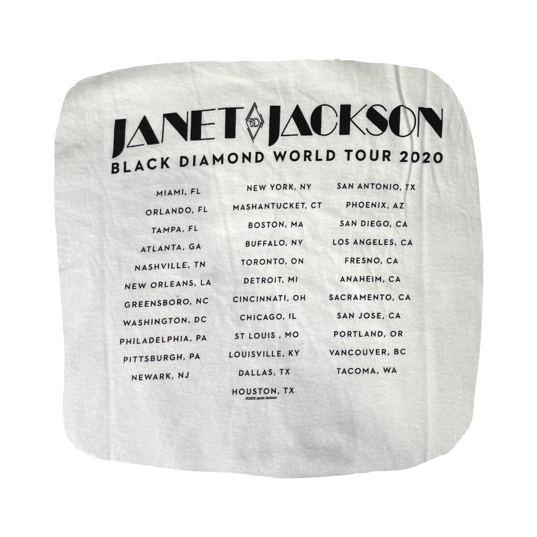 Janet Jackson - Black Diamond World Tour (Blanco)