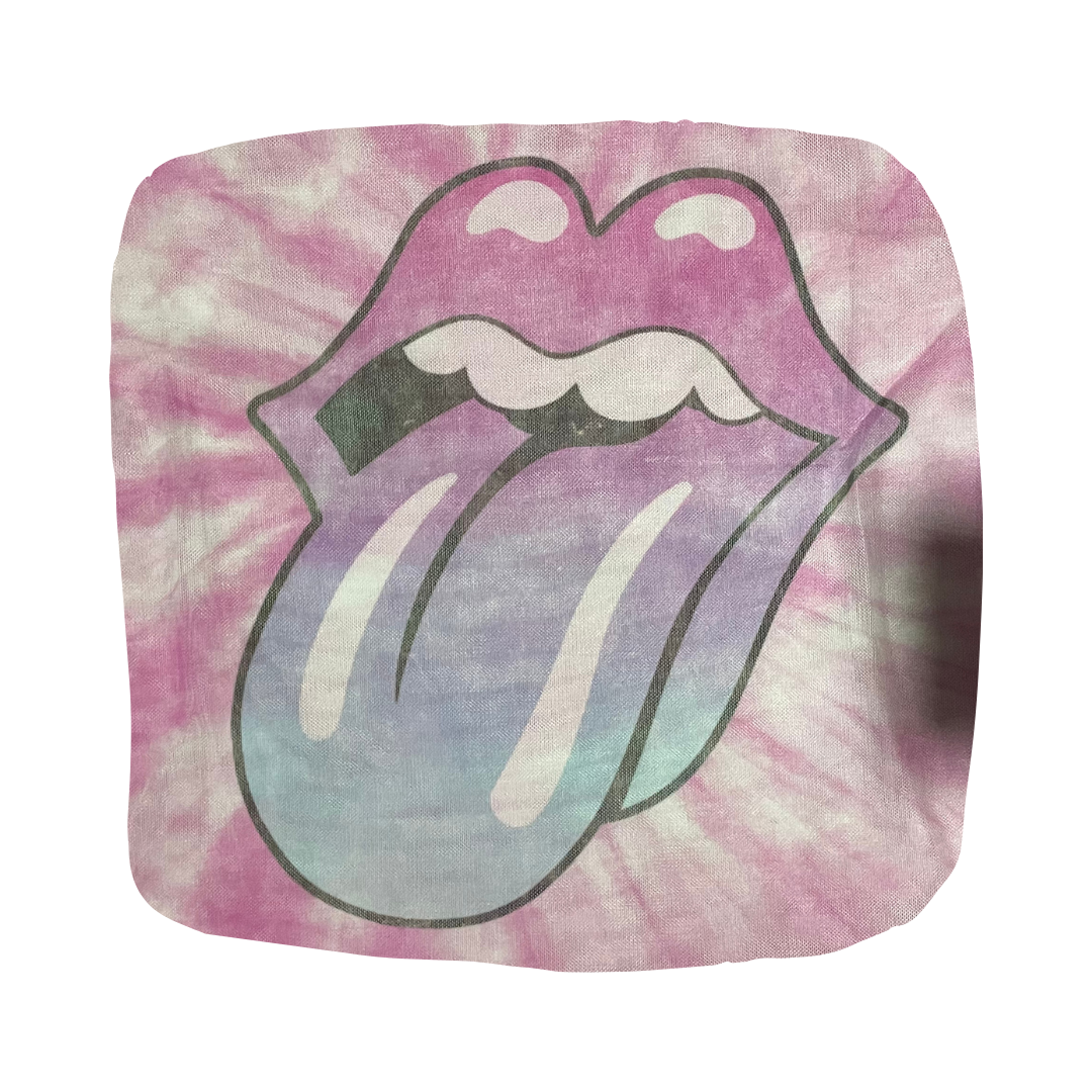 The Rolling Stones - Classic Tongue (Mesh Crop Top) IMPORTADO